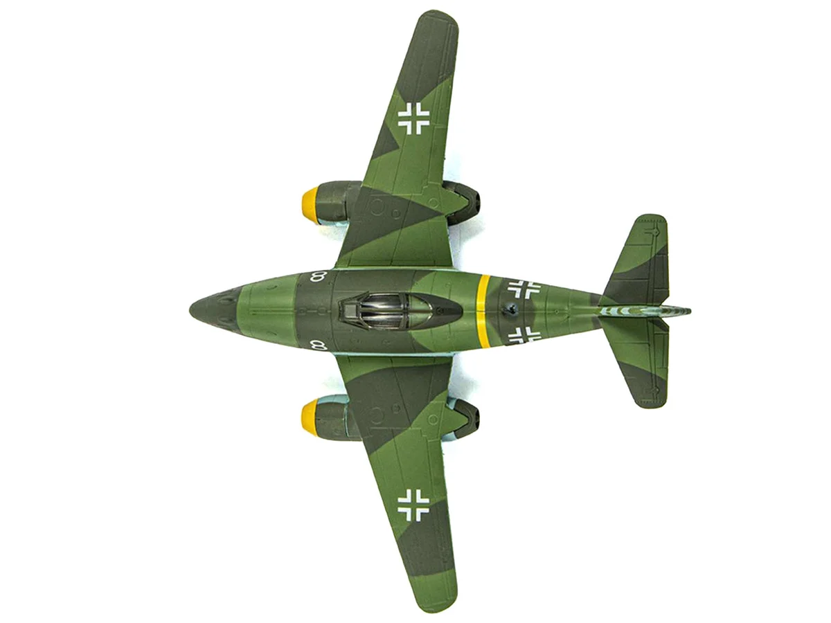 Messerschmitt Me 262 Fighter Aircraft "White 8 258 aerial victory ace Walter Nowotny Kommando Nowotny Germany" (1944) German Luftwaffe 1/72 Diecast Model Airplane by Luppa