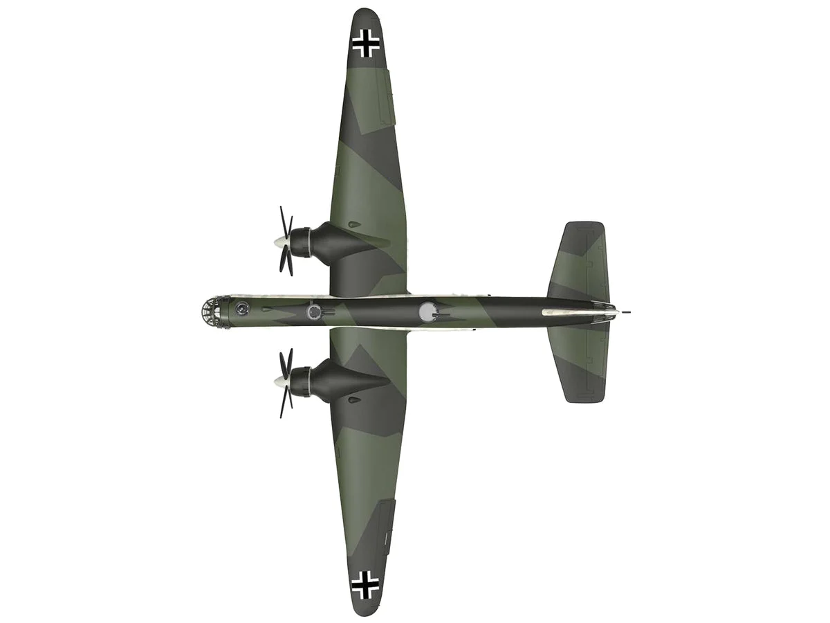 Heinkel He 177 Bomber Aircraft "II./KG 40 Bordeaux France" (1942) German Luftwaffe 1/144 Diecast Model Airplane by Luppa