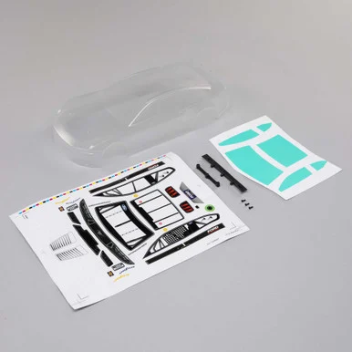 Losi LOS1917 Ford Clear Body NASCAR GROM