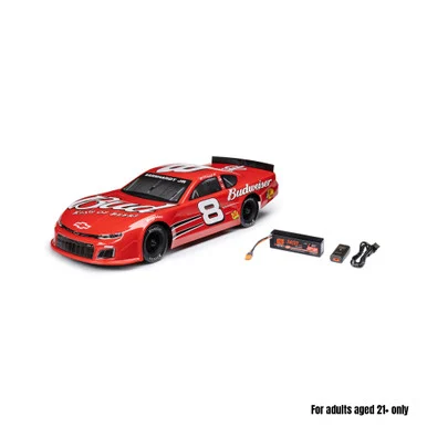 LOSI LOS3104T2 1/12 ALM RC Race Car Dale Earnhardt Jr. No. 8 2025 Budweiser Chevrolet ZL1 2S AWD On-Road (Battery & Charger Included), Red