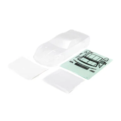 LOSI LOS-3778 Chevy, Asphalt Late Model Body, Clear: GROM Asphalt Late Model