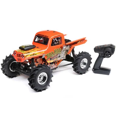 Losi LOS04024T2 1/8 LMT Mega Truck Bog Hog 4S 4X4 RTR Brushless Mega Truck, Orange
