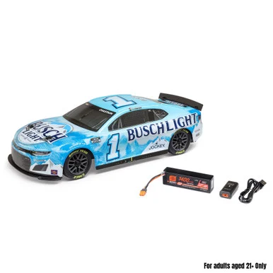 Losi LOS1122501 1/12 NASCAR RC Racecar Ross Chastain No. 1 Busch Light 2025 Chevrolet Camaro ZL1 2S AWD RTR Brushed On-Road (Battery & Charger Included)