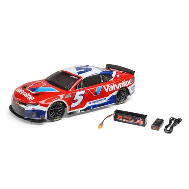 Losi LOS1122505 1/12 NASCAR RC Racecar Kyle Larson No. 5 Valvoline 2025 Chevrolet Camaro ZL1 2S AWD RTR Brushed On-Road (Battery & Charger Included)
