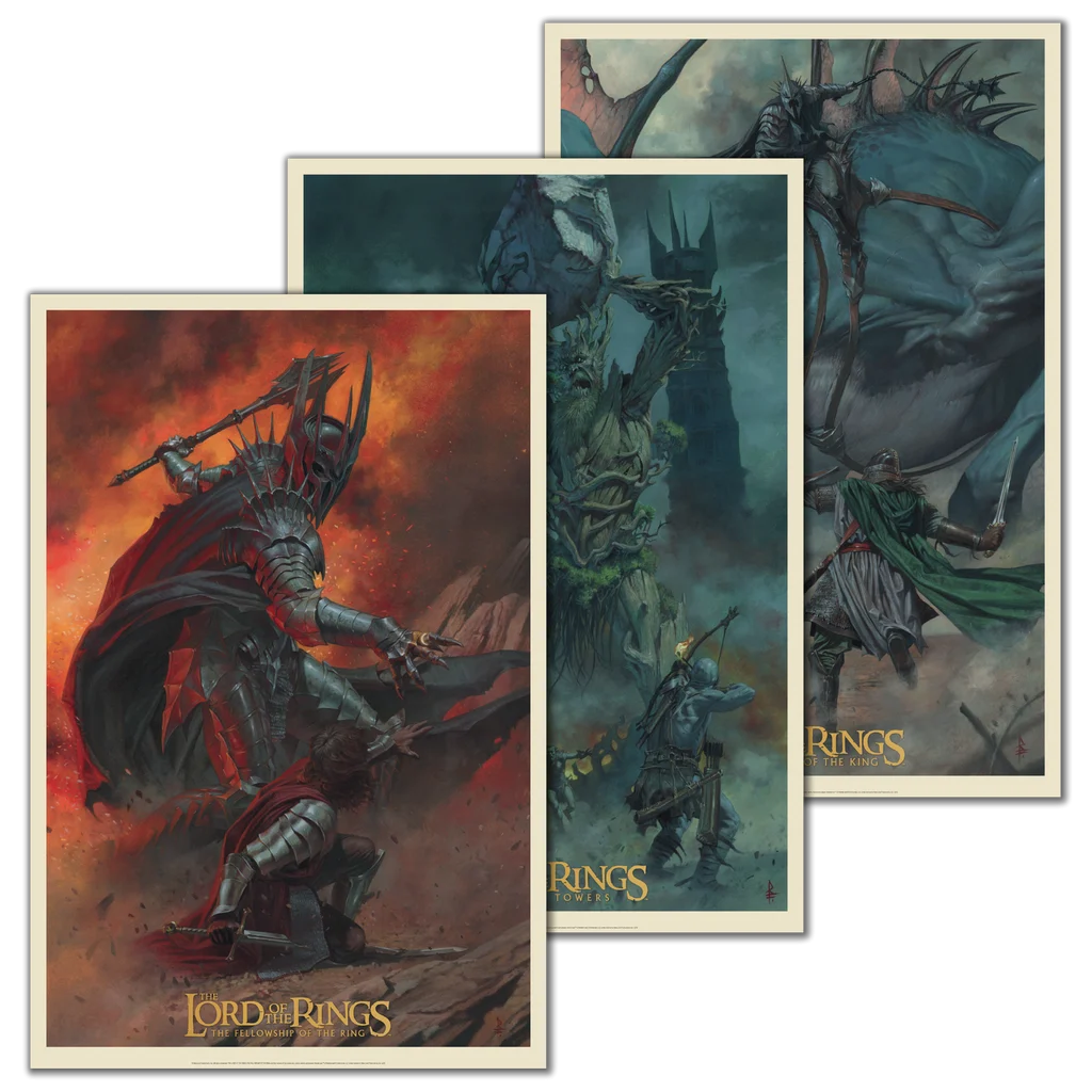 The Lord of the Rings Trilogy (Timed Edition) Poster Bundle - Riccardo Federici