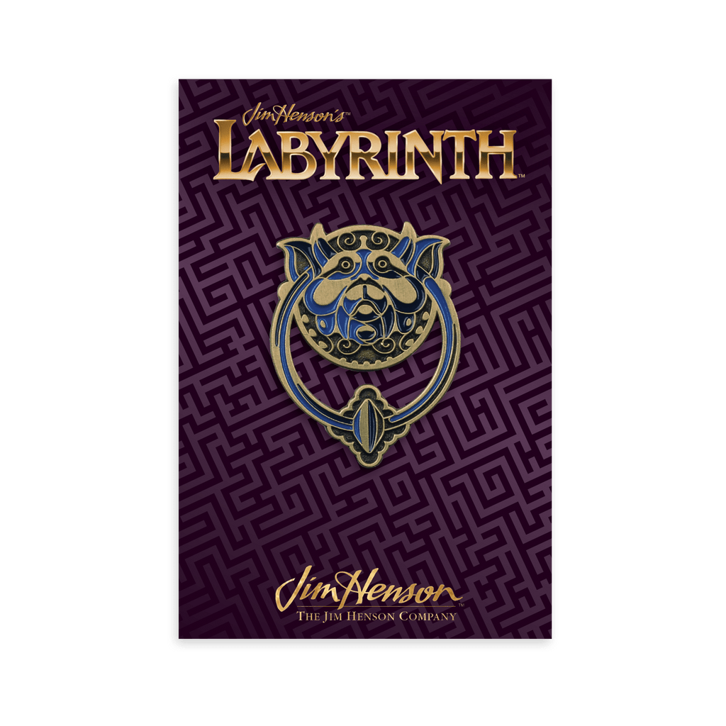 Labyrinth – Door Knocker (Left) Enamel Pin - DKNG Studios