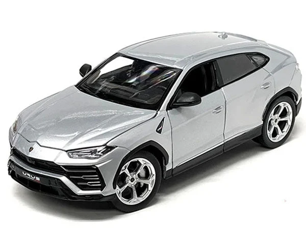 Lamborghini Urus Silver 1:24 Diecast Model SUV – NEX Collection - Welly