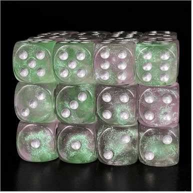 Foam Brain Games 1204 Pipped D6 Set - Lavender Lilacs (12)