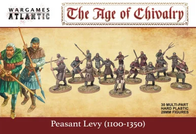 28mm The Age of Chivalry: Peasant Levy (1100-1350)