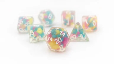 Sirius Dice 0006-05 Luck Charm Glowworm Dice Set