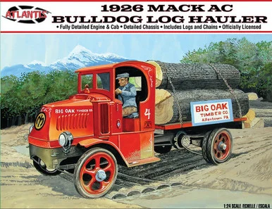 1/24 1926 MACK AC Bulldog Logging Truck - Atlantis Models - ATL
