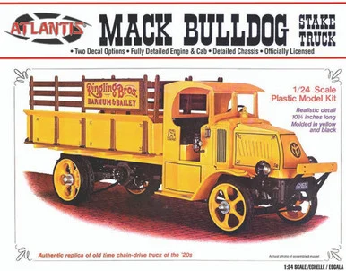 Atlantis Models M2402 1926 Mack AC Bulldog Stake Truck 1/24 Scale Model Kit