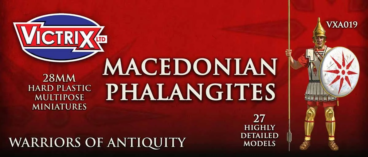 Macedonian Phalangites, 28 mm Scale Model Plastic Figures - Victrix