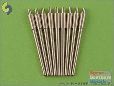 MASSM350025 1:350 Master Model USN 8in/55 (20.3 cm) Mark 12 Barrels (9pcs) #SM350025