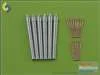 MASSM350036 1:350 Master Model HMS Repulse Armament 15in (6pcs), 4in QF (6pcs), 4in BL (9pcs) barrels #SM350036