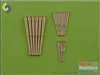 MASSM350044 1:350 Master Model Admiral Graf Spee Armament 280mm (6) 150mm (8) 105mm (6) barrels #SM350044