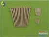 MASSM350049 1:350 Master Model USS Arizona armament 14in (12pcs) 5in/51 (10pcs) 5in/25 (8pcs) barrels #SM350049