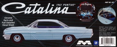 Moebius Models 2850 1961 Pontiac Catalina 1/25 Scale Model Kit