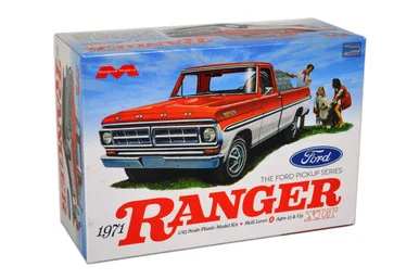 Moebius Models 1208 1971 Ford Ranger XLT Pickup 1/25 Scale Model Kit