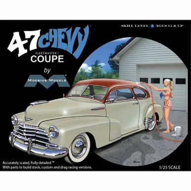 1/25 1947 Chevy Coupe Scale Model Kit - MOE2302