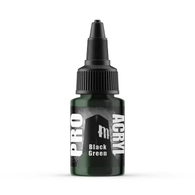 057 - Pro Acryl: Black Green