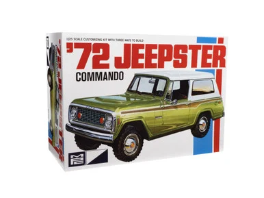 MPC 1021 1972 Jeepster Commando 1/25 Scale Model Kit