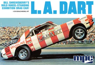 MPC 974 L.A. Dart Wheelstander 1/25 Scale Model Kit