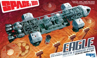 22" Space: 1999 Eagle with Cargo Pod 2nd Edition - MPC - MPC
