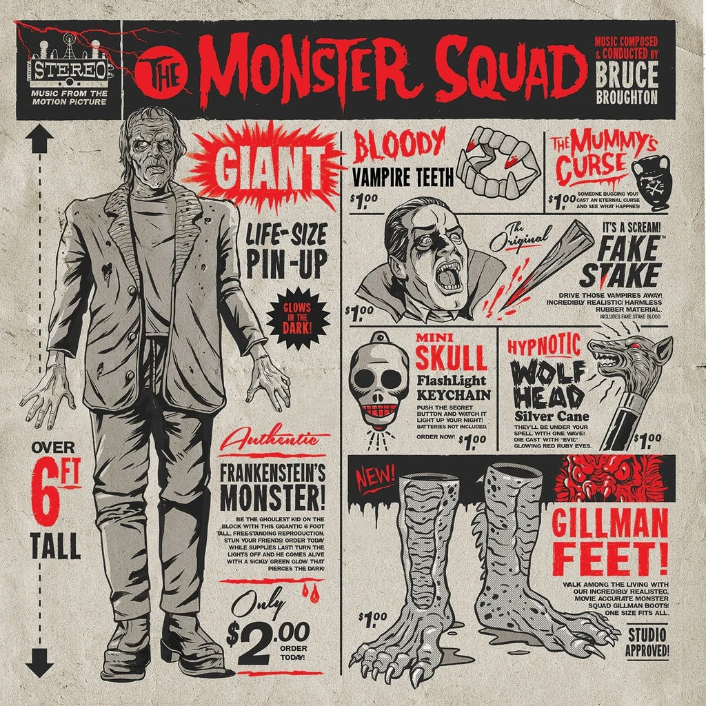 The Monster Squad – Original Motion Picture Soundtrack 2XLP - Bruce Broughton