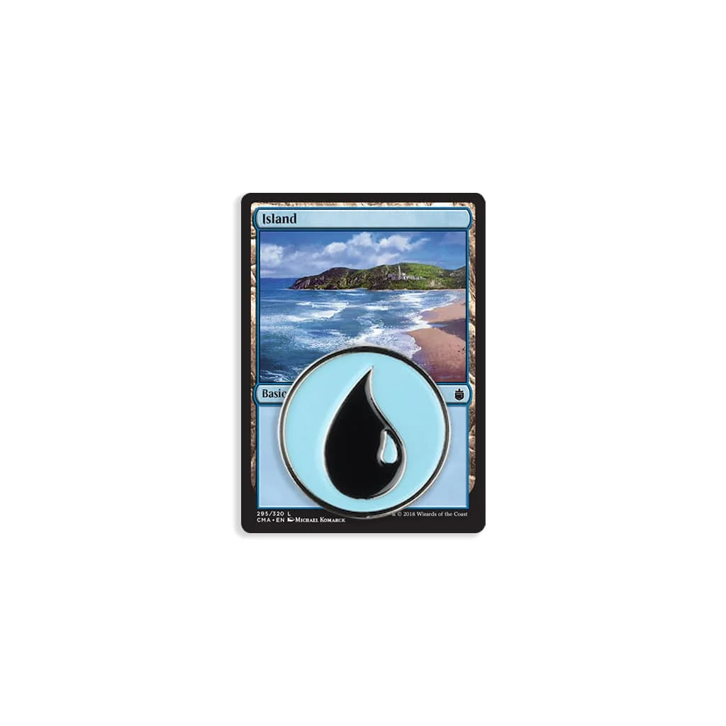 Island Enamel Pin - Magic: The Gathering
