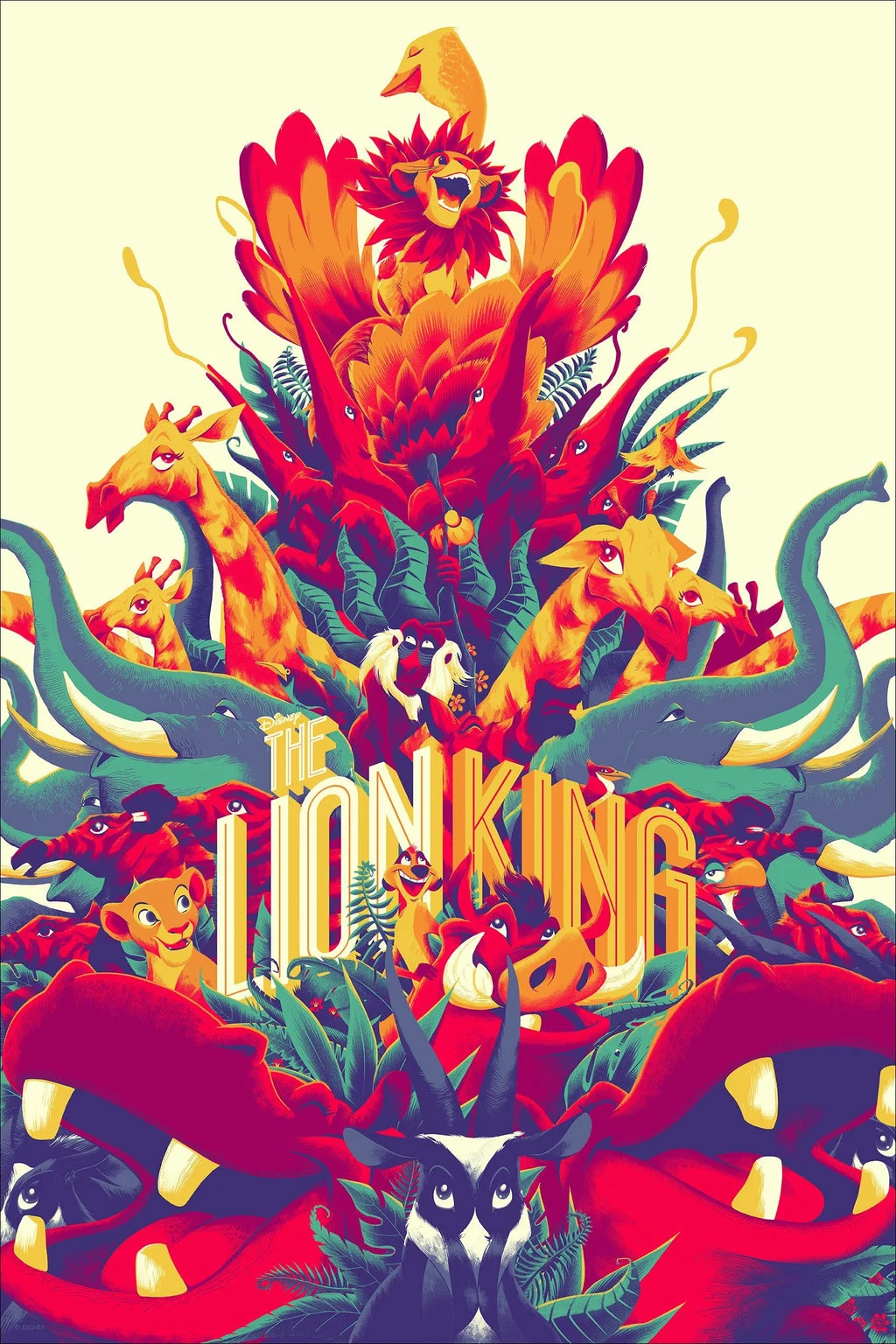Mondo X Cyclops Print Works Print #24: The Lion King (Regular) - Matt Taylor