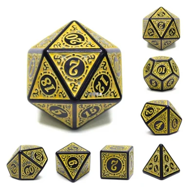 Foam Brain Games 2233 Magic Flame - Yellow Dice Set