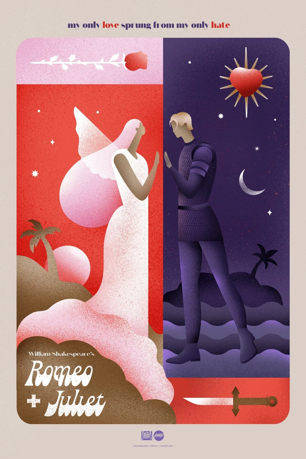 William Shakespeare's Romeo + Juliet Poster - Bárbara Malagoli