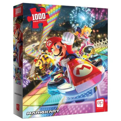 The Op Games PZ005734 Mario Kart Rainbow Road 1000 Piece Puzzle - Maistro