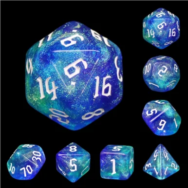 Foam Brain Games 2261 Meteor Storms RPG Dice Set - FoamBrain