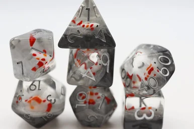 Foam Brain Games 2248 Misty Water Koi RPG Dice Set - FoamBrain
