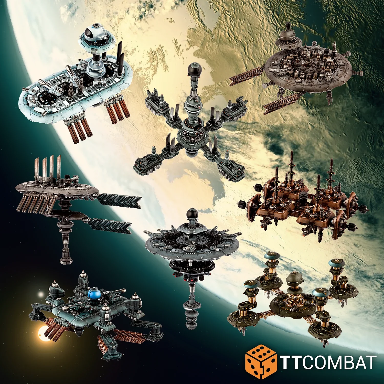 Dropfleet Commander Modular Space Stations - TTCombat