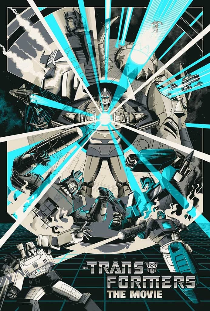 Transformers: The Movie (Variant) Poster - César Moreno