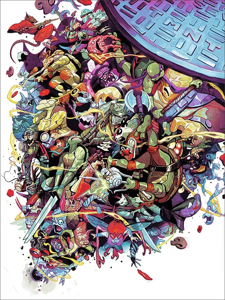 Teenage Mutant Ninja Turtles: Party Size Poster - Mike Del Mundo