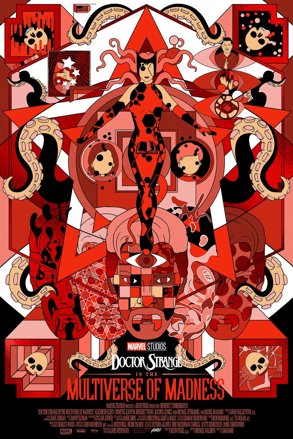 Doctor Strange in the Multiverse of Madness (Red Foil Variant) Poster - Murugiah