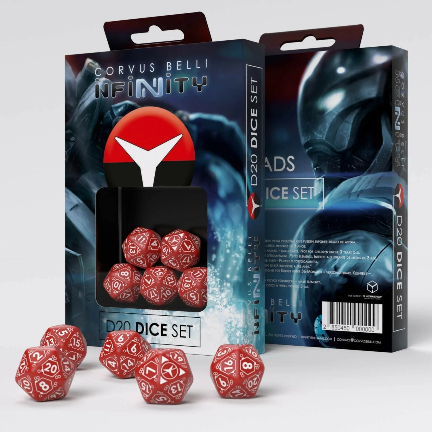 Infinity Nomads D20 Dice Set - Corvus Belli