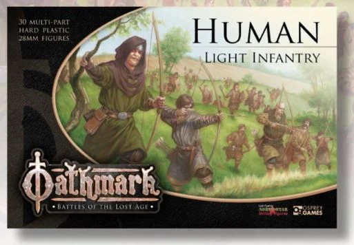 Oathmark Human Light Infantry, 28 mm Scale Model Plastic Figures - North Star Military Figures
