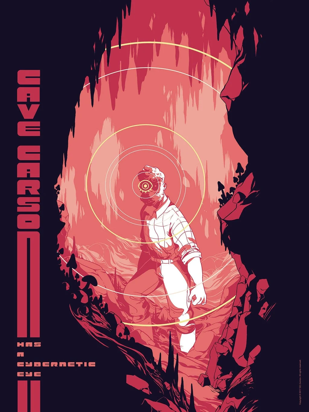Cave Carson Has a Cybernetic Eye Poster - Rosemary Valero-O'Connell