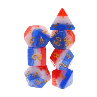 Old Glory RPG Dice Set - Foam Brain Games - FBG