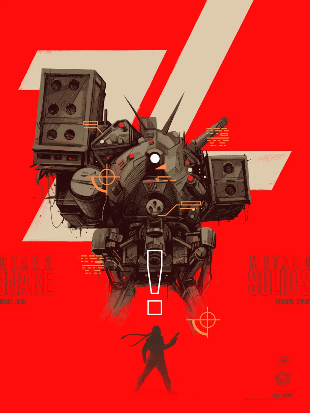 Metal Gear 2: Solid Snake Poster - Oliver Barrett