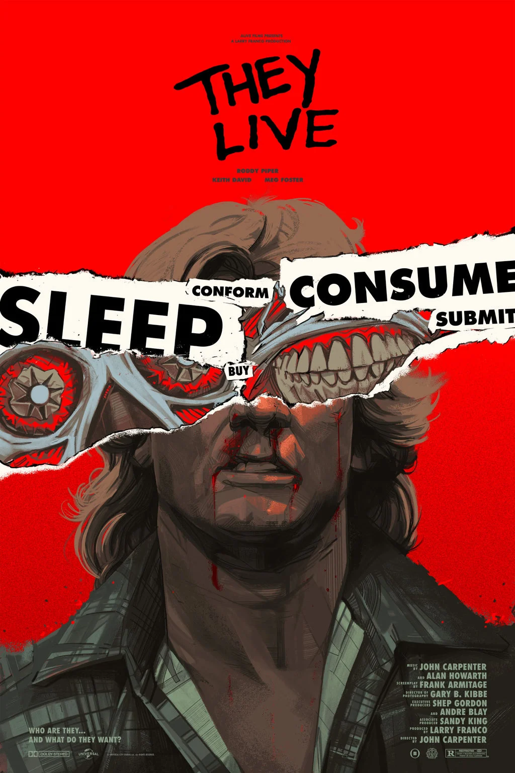 They Live Poster - Oliver Barrett