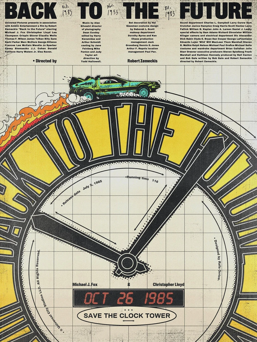 Back to the Future Poster - Rafa Orrico