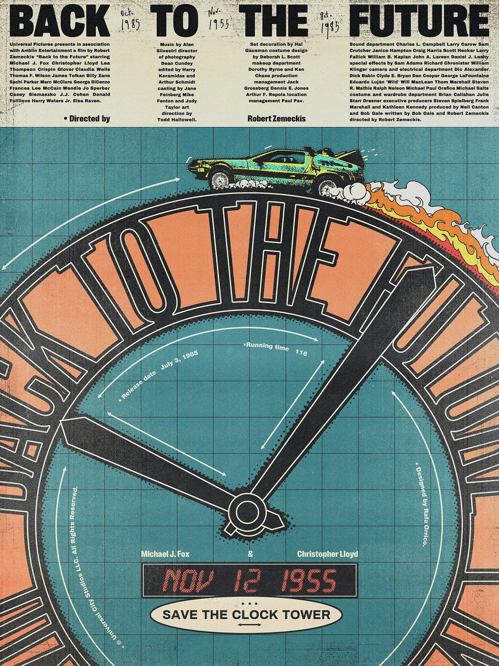 Back to the Future Variant Poster - Rafa Orrico