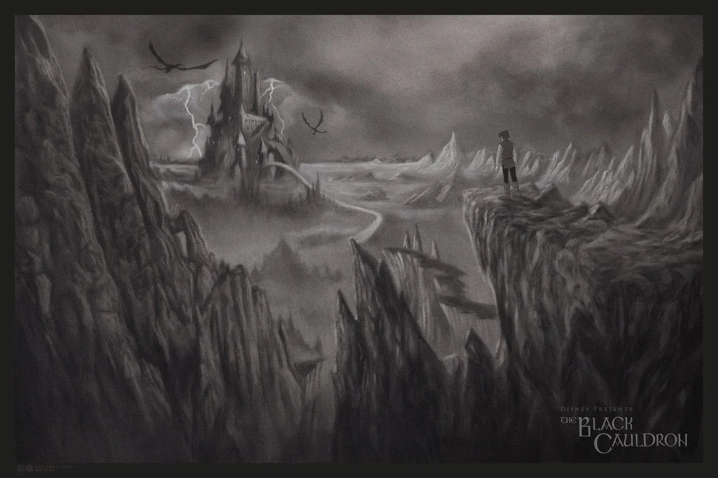 Mondo X Cyclops Print Works Print #17: The Black Cauldron - Randy Ortiz