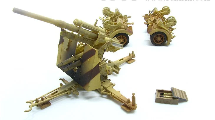 8.8 cm Flak 36 (Tan), 1/72 Scale Diecast Model - PMA